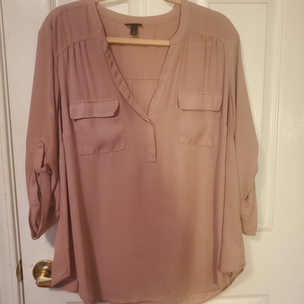 Torrid Blush Pink Harper Blouse